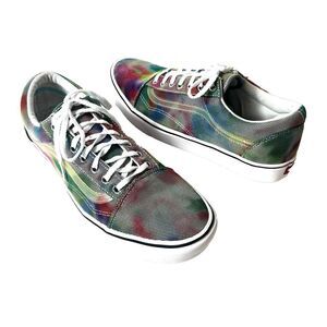 Vans ComfyCush Sneaker Mens 11.5 Multicolor Nylon Shoes Low Top Lace Up Women 13